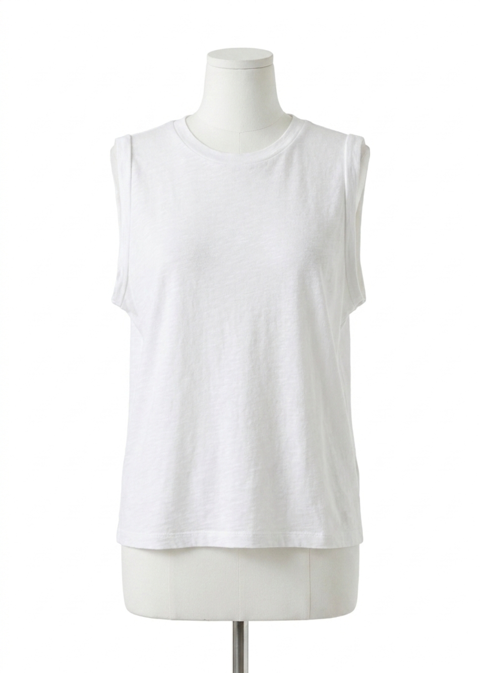 NEW CITIZENS OF HUMANITY kelsey roll sleeve tee in white
